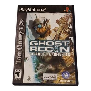 Tom Clancy’s Ghost Recon: Advanced Warfighter (Sony PlayStation 2, 2006) Game